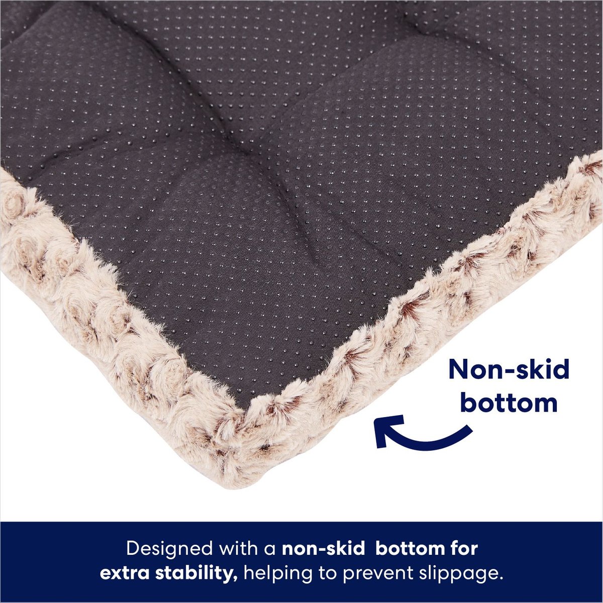 Frisco mocha swirl pet bed sale & crate mat