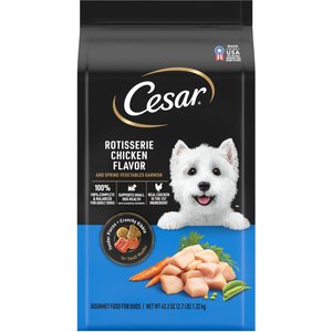 CESAR Filet Mignon Flavor Spring Vegetables Garnish Small Breed Dry Dog Food 5 lb bag Chewy