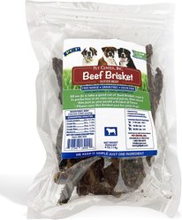 Pet Center Adult High-Protien Beef Brisket Dog Treats, 4-oz bag