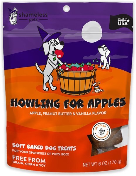 Shameless Pets Halloween Howlin for Apples Apple Soft Baked Dog Treats