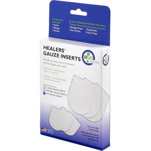 Healers Gauze Inserts for Booties for Dogs, X-Small, 8 count