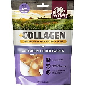 Discontinued - WILD EATS Collagen Bagel Adult Duck Flavored Dog Treats ...