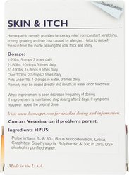 HomeoPet Skin & Itch Dog, Cat, Bird & Small Animal Supplement, 450 drops slide 2 of 3