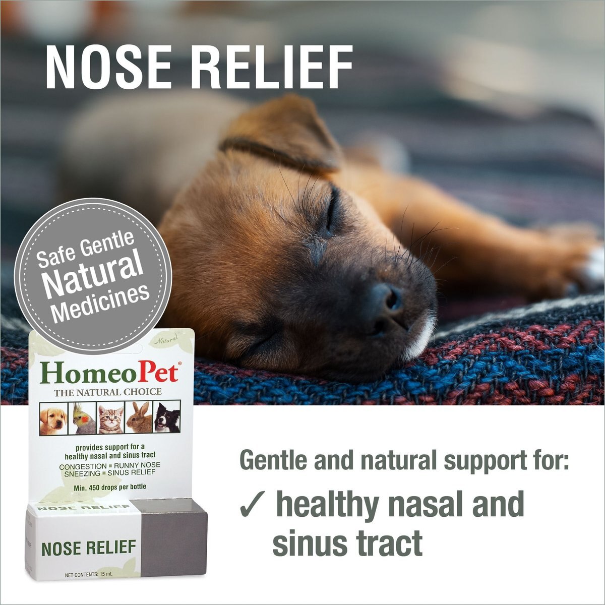 Homeopet nose shop relief ingredients