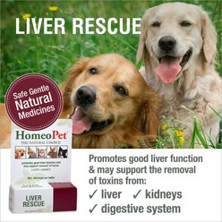 HomeoPet Liver Rescue Homeopathic Medicine for Liver Disease for Birds, Cats, Dogs & Small Pets, 450 drops slide 2 of 5