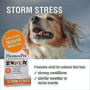 HomeoPet Storm Stress for Pets 20-80lbs, 450 drops