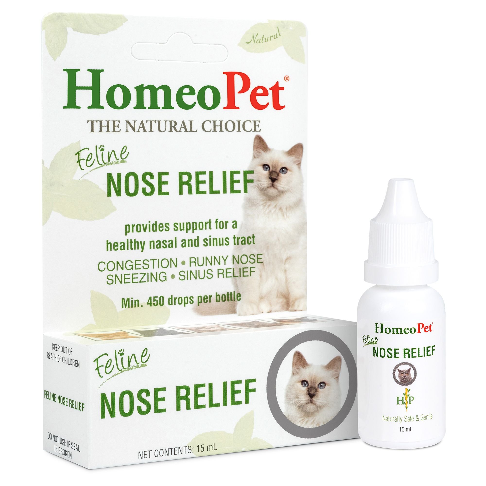 HOMEOPET Feline Nose Relief Homeopathic Medicine for Nasal & Sinus