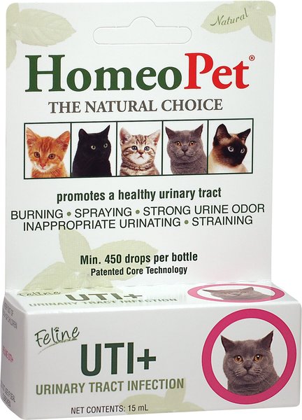 HomeoPet UTI+ Homeopathic Medicine for Urinary Tract Infections UTI for Cats, 450 drops slide 1 of 4