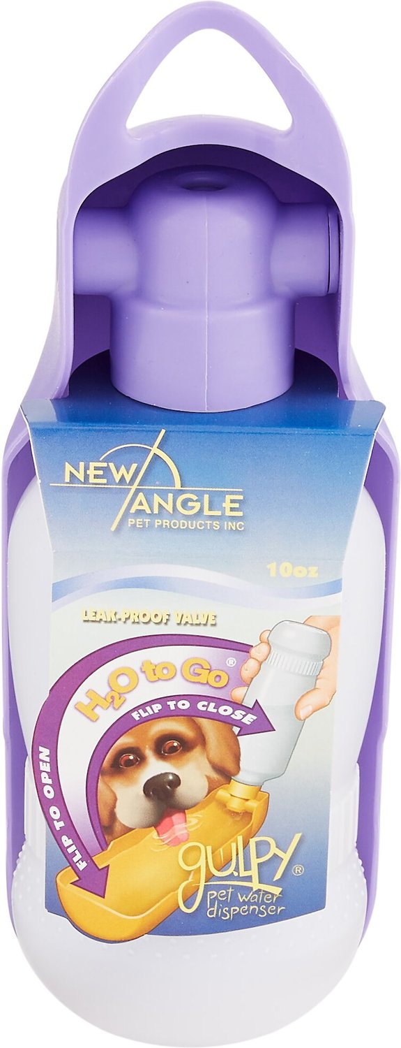 GULPY H2O to Go Portable Pet Water Dispenser, Color Varies, 10oz