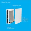 Show in main carousel: Premier Pet Plastic Dog & Cat Door, White, Large slide 4 of 7