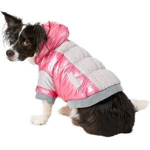 Pet Life Sporty Vintage Aspen Dog Ski Jacket, Pink, Medium