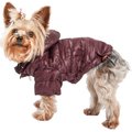 Pet Life Lightweight Sporty Avalanche Dog Coat, Brown, X-Small