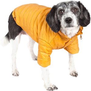 Pet Life Lightweight Sporty Avalanche Dog Coat, Yellow, X-Small