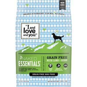 I and Love and You Naked Essentials Grain-Free Lamb and Bison Recipe Dry Dog Food, 23-lb bag