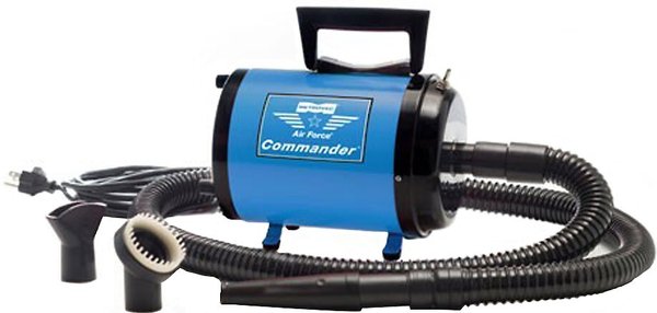 MetroVac Air Force Commander Two-Speed Pet Dryer, Blue slide 1 of 5