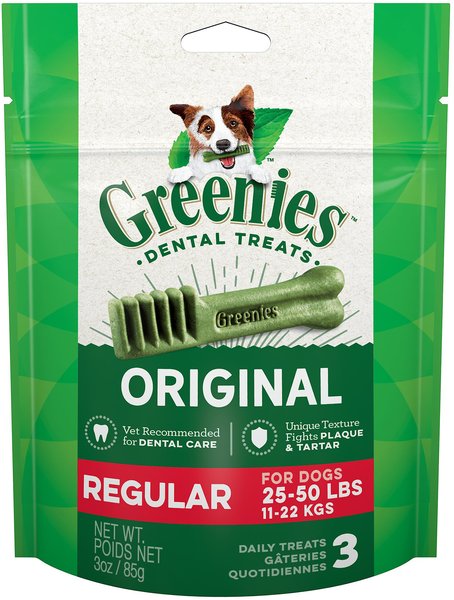 Greenies Regular Dental Dog Treats, 3 count slide 1 of 9