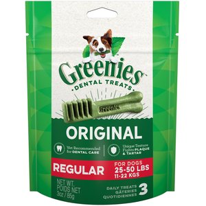 Greenies Regular Dental Dog Treats, 3 count