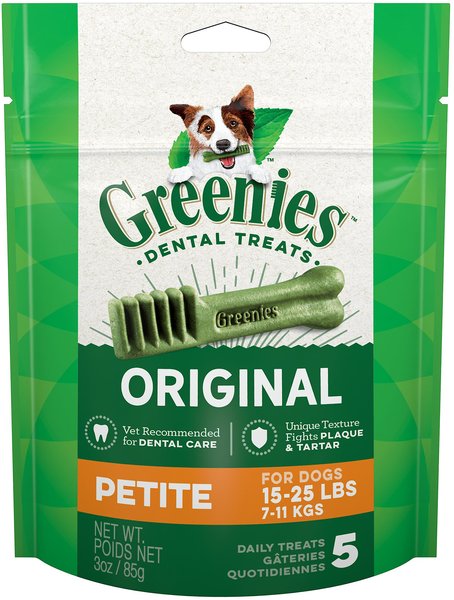 Greenies Petite Dental Dog Treats, 5 count slide 1 of 9