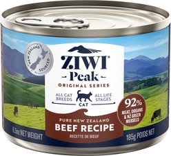 ZIWI Peak Beef Recipe Canned Cat Food, 6.5-oz, case of 12