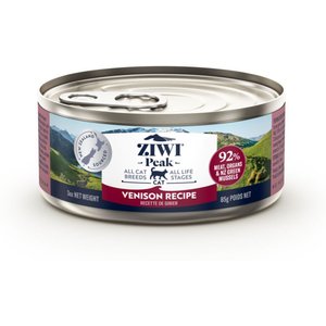 ZIWI Peak Venison Recipe Canned Cat Food, 3-oz, case of 24