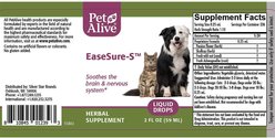 PetAlive EaseSure-S Brain & Nervous System Support Dog & Cat Supplement, 2-oz bottle slide 2 of 5