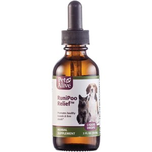 PetAlive RuniPoo Relief Dog & Cat Supplement, 2-oz bottle