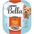 Purina Bella with Turkey in Savory Juices Small Breed Wet Dog Food Trays, 3.5-oz, case of 12