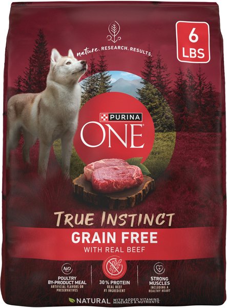 PURINA ONE Natural True Instinct Grain Free with Real Beef Dry Dog