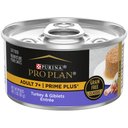 Purina Pro Plan Prime Plus Adult 7+ Turkey & Giblets Entree Classic Canned Cat Food, 3-oz, case of 24