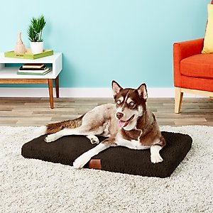 American Kennel Club AKC Orthopedic Dog Crate Mat, Brown, 36-in