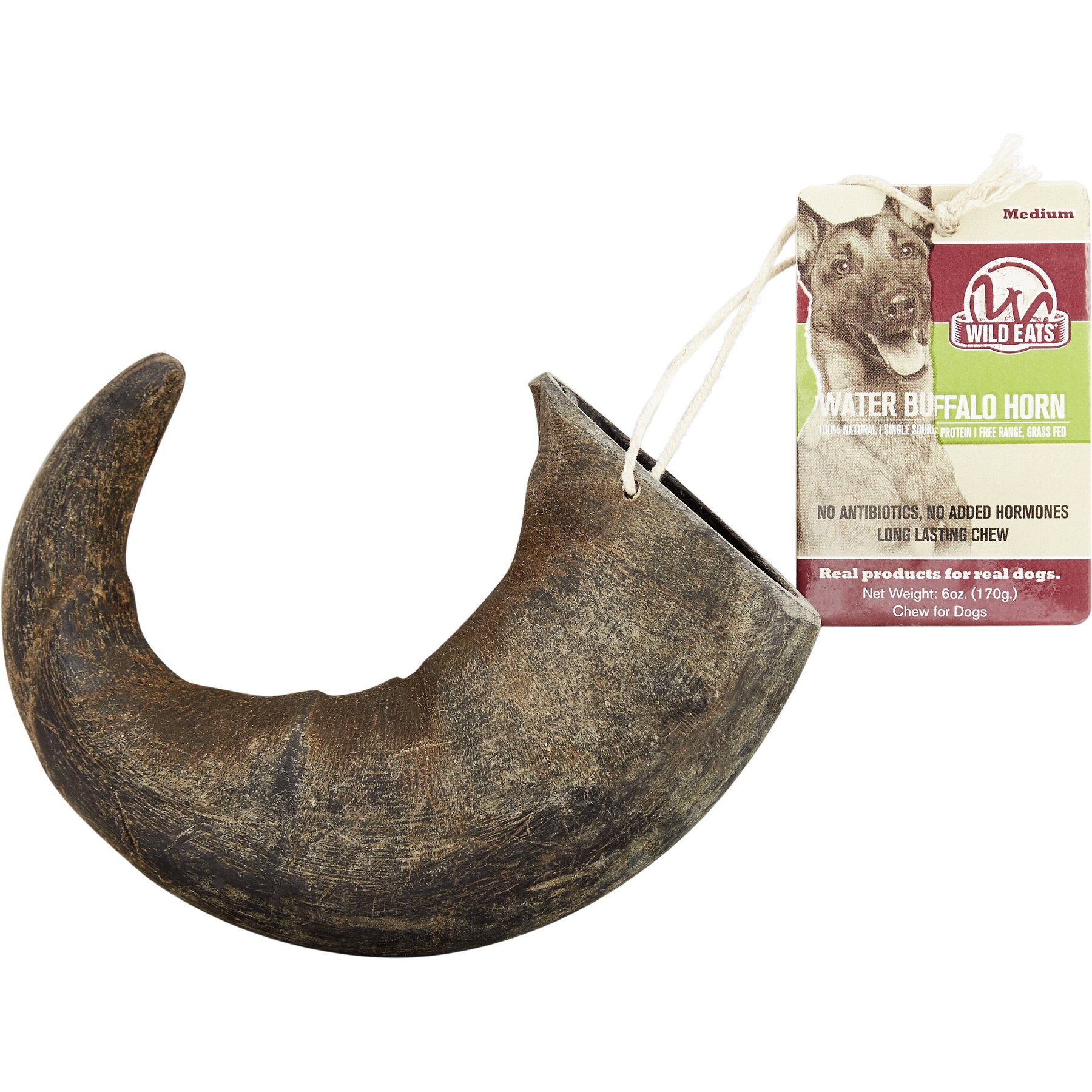 Outback Jack Water Buffalo Horn Dog Chew Medium