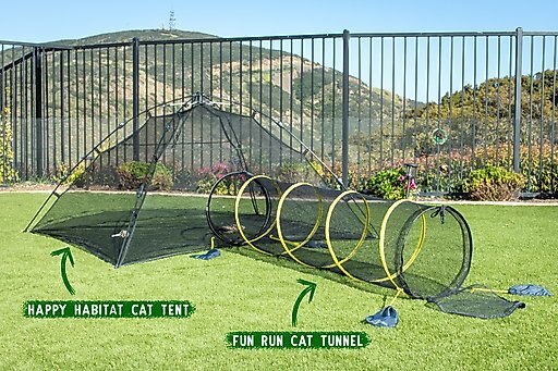 Outback Jack Kitty Compound Cat Playpen Tent & Tunnel