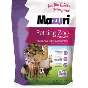 Mazuri Petting Zoo Goat, Lllama, & Cattle Treats, 4.5-lb bag