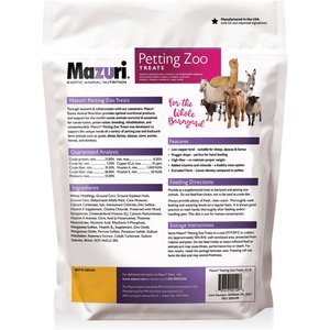 Mazuri Petting Zoo Goat, Lllama, & Cattle Treats, 4.5-lb bag