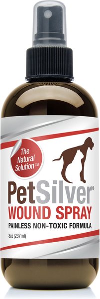 PETSILVER Wound & Skin Spray for Dogs & Cats, 8-fl oz bottle - Chewy.com