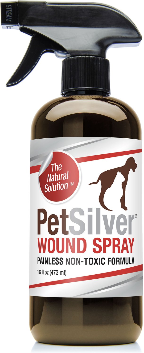 PETSILVER Wound Spray for Dogs & Cats, 16-oz bottle 