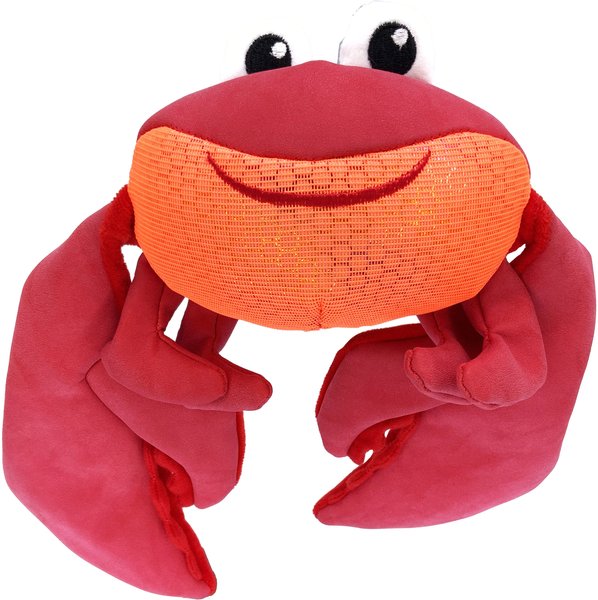Beco Pets Starfish Tough Squeaky Dog Plush Toy, Orange, Medium