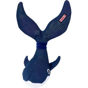 Beco Pets Dolphin Tough Squeaky Dog Plush Toy, Blue, Medium