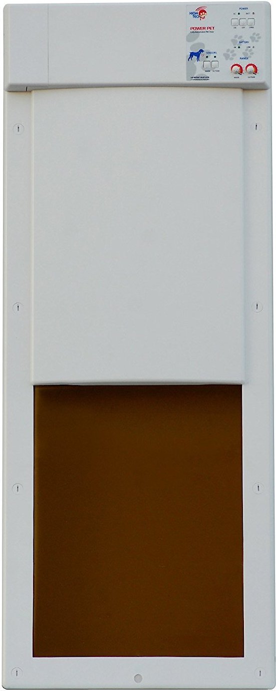 High Tech Pet Fully Automatic Power Pet Door for Wall & Door Mount Installation, Large