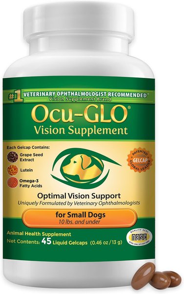 Animal Necessity Ocu-GLO Softgel Vision Supplement for Small Dogs
