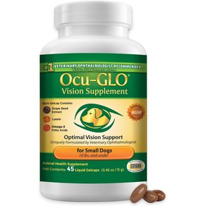 Animal Necessity Ocu-GLO Softgel Vision Supplement for Small Dogs, 45 count