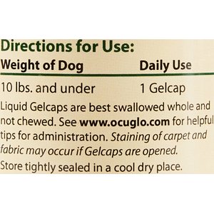 Animal Necessity Ocu-GLO Softgel Vision Supplement for Small Dogs, 90 count