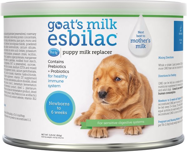PetAg Goat's Milk Esbilac Powder Milk Supplement for Puppies, 5.25-oz can slide 1 of 5