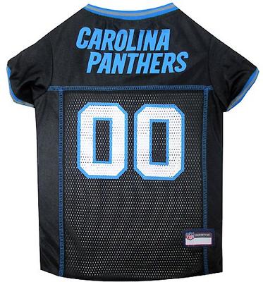 Show full view: Pets First NFL Dog & Cat Mesh Jersey, Carolina Panthers, X-Large slide 4 of 7