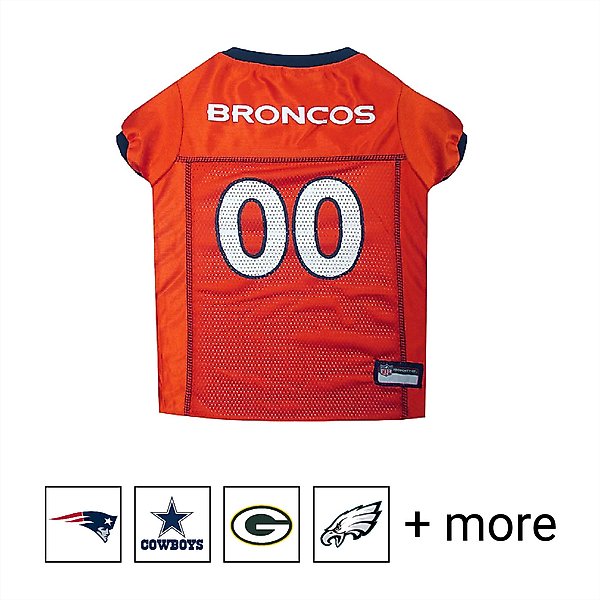 Pets First NFL Dog & Cat Mesh Jersey, Denver Broncos, X-Large slide 1 of 7