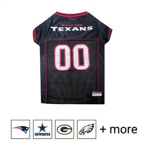 Pets First NFL Dog & Cat Mesh Jersey, Houston Texans, Large