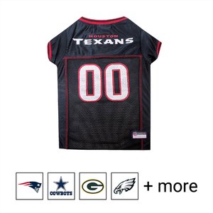 Pets First NFL Dog & Cat Mesh Jersey, Houston Texans, X-Small