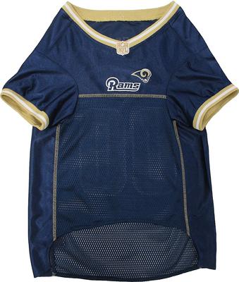 Show full view: Pets First NFL Dog & Cat Mesh Jersey, Los Angeles Rams, Small slide 4 of 12