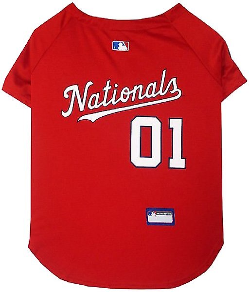 Pets First MLB Dog & Cat Jersey, Washington Nationals, Small slide 1 of 10