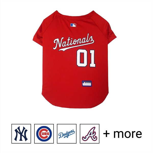 Pets First MLB Dog & Cat Jersey, Washington Nationals, X-Small slide 1 of 10